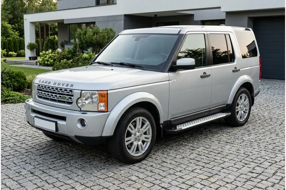 Land Rover Discovery III 2004–2009 Side Steps Allmond Grey (2 pcs, Aluminum) Image