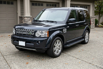 Land Rover Discovery IV 2009-2017 Side Steps Allmond Black (2 pcs, Aluminum) photo 1