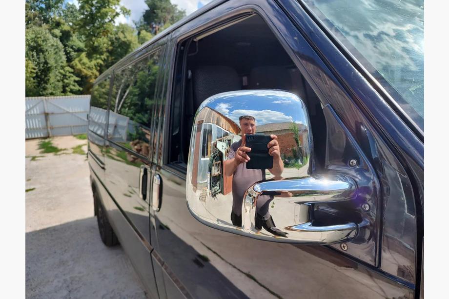 Volkswagen T4 Transporter 1990-2003 Mirror cover (Carmos, right side, plastic, 1 pc) Carmos - Turkish ABS plastic Photo 4