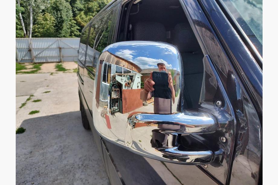 Volkswagen T4 Transporter 1990-2003 Mirror cover (Carmos, right side, plastic, 1 pc) Carmos - Turkish ABS plastic Photo 2