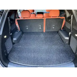 Textile Trunk Mat Premium (7-seater with folded 3rd row, Black) photo 1