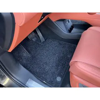 Deluxe Textile Floor Mats (3 Rows, Black) photo 1