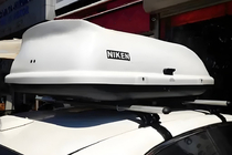 Clearance! Roof rack for smooth roof Oluksuz V4 (chrome, pair) photo 1