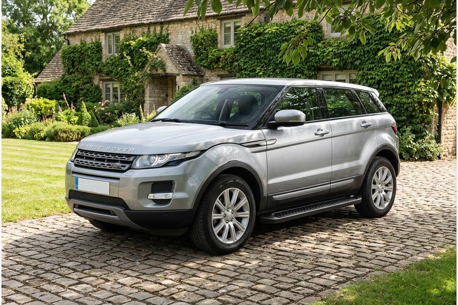 Range Rover Evoque 2012-2018 Side Steps Allmond Black (2 pcs, Aluminum) Image