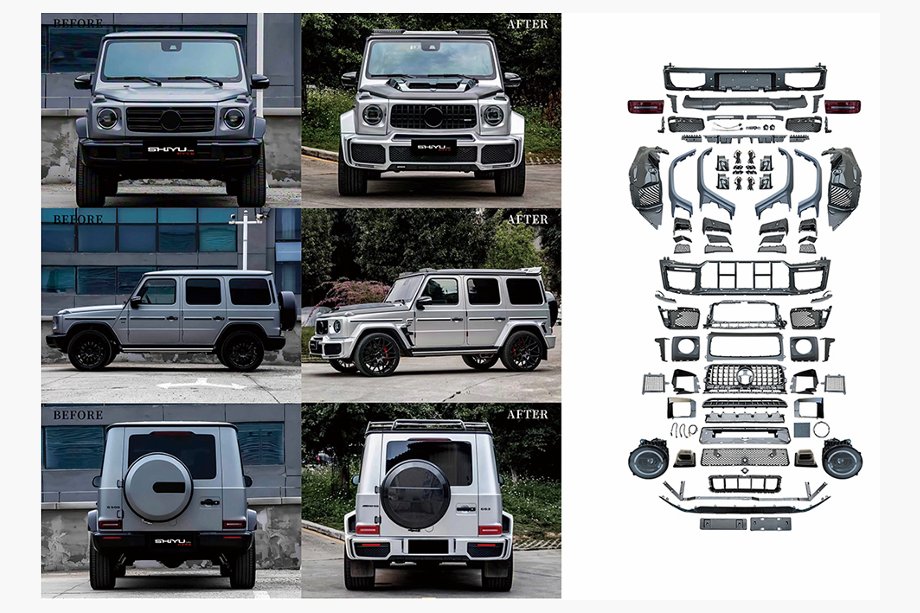 Mercedes G class W463 2018-2024 Facelift Kit for W465 2025 BRB Image