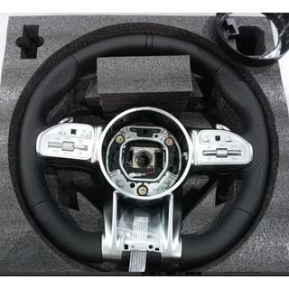 AMG Steering Wheel 2018-Style (Black + Grey Buttons)