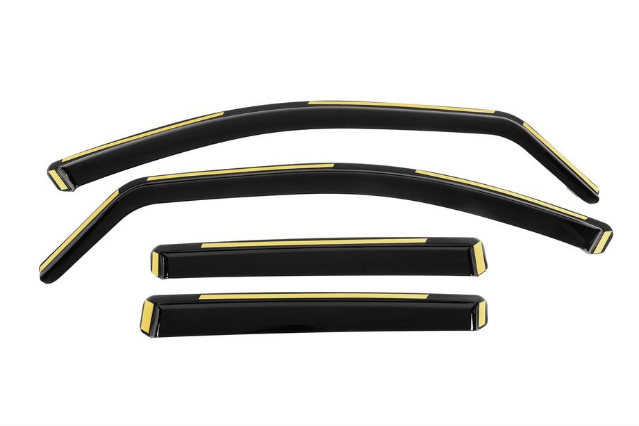 Mercedes ML W164 2005-2011 In-Channel Wind Deflectors Niken Luxury (4 pcs) Image