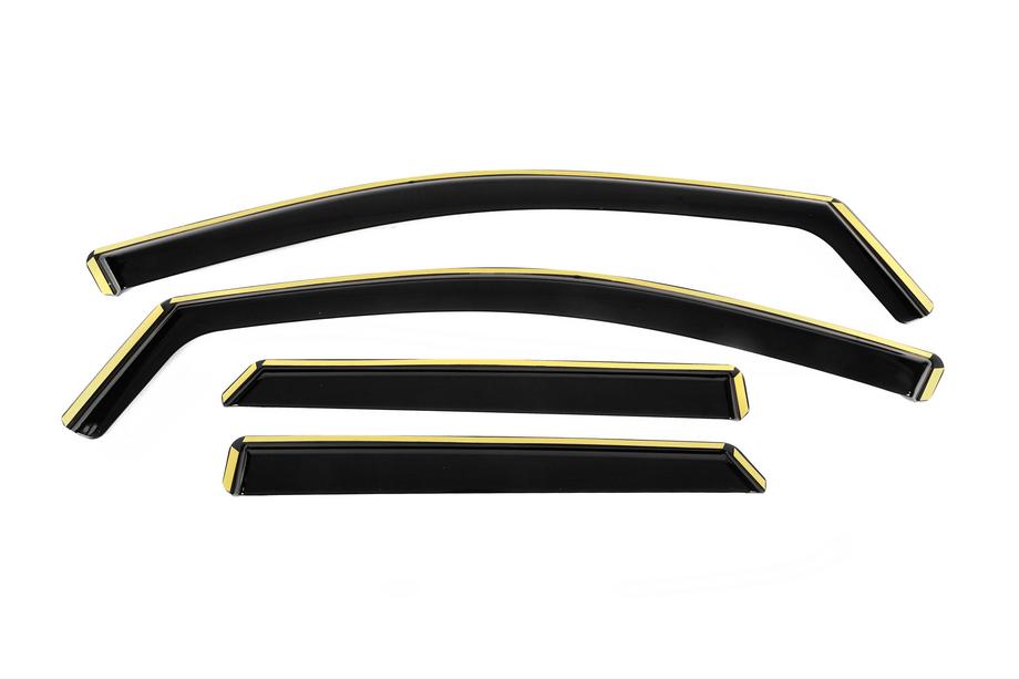 Peugeot 3008 2016-2023 In-channel Wind Deflectors Niken Luxury (2021+, Hybrid, 4 pcs) Image