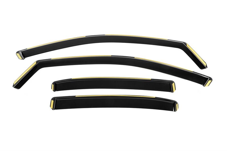Skoda Octavia IV A8 2020- In-Channel Wind Deflectors Niken Luxury (SD, 4 pcs) Image