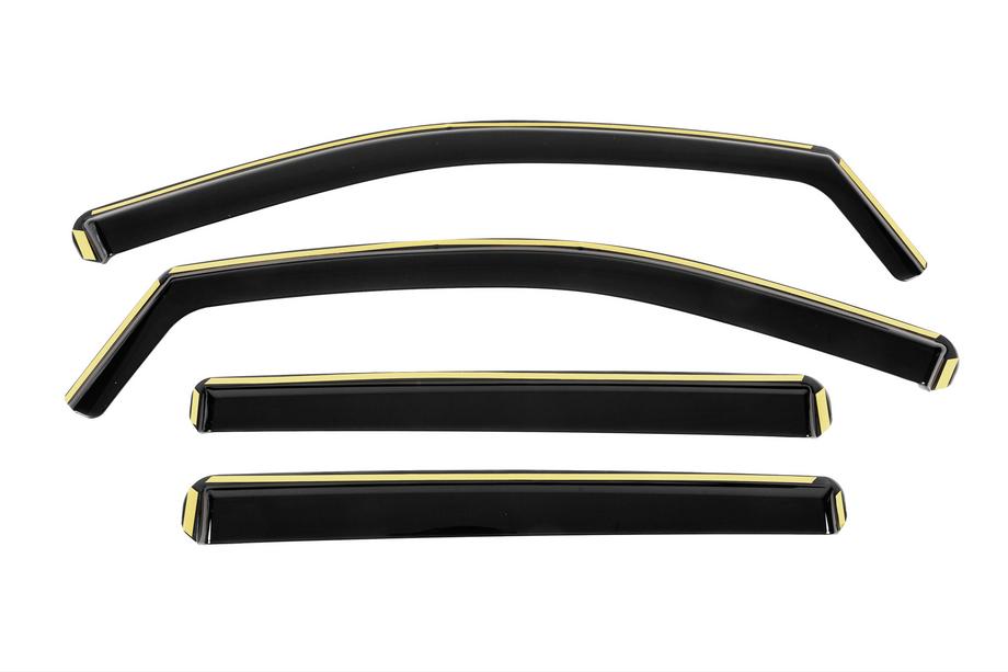 Volkswagen Amarok 2022- In-Channel Wind Deflectors Niken Luxury (4 pcs) Photo 1