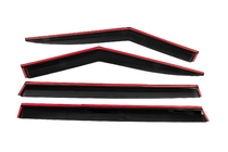 Hyundai Santa Fe 5 2023- Window Deflectors with Chrome Trim Niken Luxury (4 pcs) photo 4