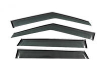 Range Rover Evoque 2012-2018 Window Deflectors with Chrome Trim Niken Luxury (4 pcs) photo 1