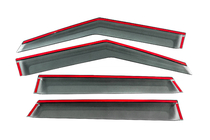 Range Rover Evoque 2012-2018 Window Deflectors with Chrome Trim Niken Luxury (4 pcs) photo 4