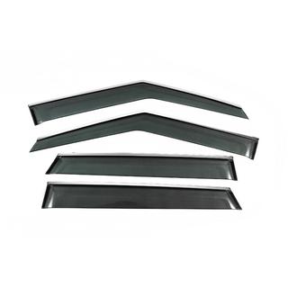 Window Deflectors with Chrome Trim Niken Luxury (4 pcs) Range Rover Evoque 2012-2018 photo 1