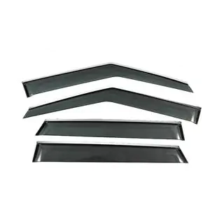 Window Deflectors with Chrome Trim Niken Luxury (4 pcs)