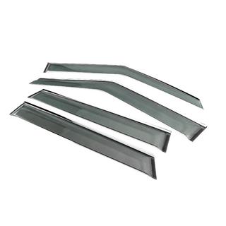 Window Deflectors with Chrome Trim Niken Luxury (4 pcs) Range Rover Evoque 2012-2018 photo 2