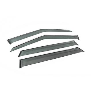 Window Deflectors with Chrome Trim Niken Luxury (4 pcs) Range Rover Evoque 2012-2018 photo 3