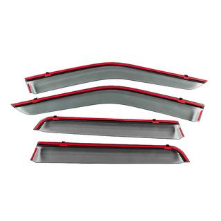 Window Deflectors with Chrome Trim Niken Luxury (4 pcs) Land Rover Freelander II 2006–2014 photo 4