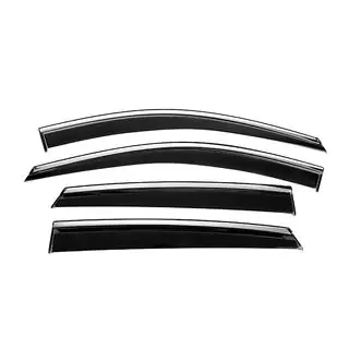 Window Deflectors with Chrome Trim Niken Luxury (4 pcs)