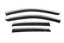 Mitsubishi ASX 2023- Window Deflectors with Chrome Trim Niken Luxury (4 pcs) photo 1
