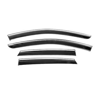 Window Deflectors with Chrome Trim Niken Luxury (4 pcs) Mitsubishi ASX 2023- photo 1