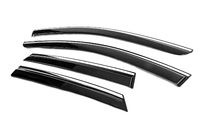 Renault Captur 2019- Window deflectors with chrome trim Niken Luxury (2024-, 4 pcs) photo 2