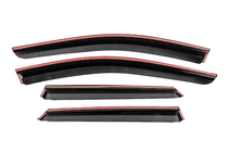 Renault Captur 2019- Window deflectors with chrome trim Niken Luxury (2024-, 4 pcs) photo 4