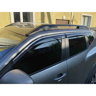 Window Deflectors with Chrome Trim Niken Luxury (4 pcs)