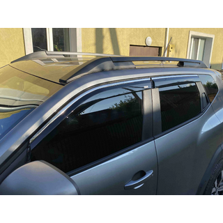 Window Deflectors with Chrome Trim Niken Luxury (4 pcs)