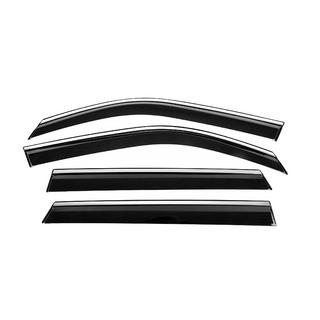 Window Deflectors with Chrome Trim Niken Luxury (4 pcs) photo 2