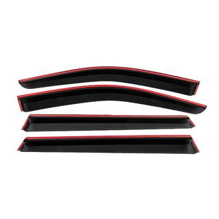 Window Deflectors with Chrome Trim Niken Luxury (4 pcs) Skoda Kodiaq 2023- photo 4