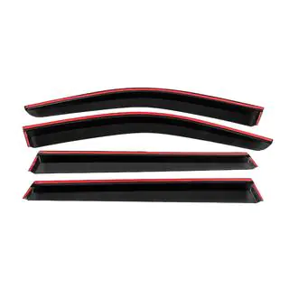 Window Deflectors with Chrome Trim Niken Luxury (4 pcs) photo 4