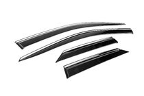 Toyota C-HR 2023- Window Deflectors with Chrome Trim Niken Luxury (4 pcs) photo 3