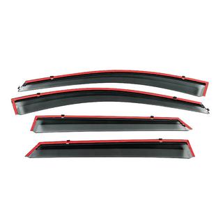 Window Deflectors with Chrome Trim Niken Luxury (4 pcs) photo 4