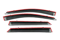 Opel Mokka 2021- Window Deflectors with Chrome Trim Niken Luxury (4 pcs) photo 4