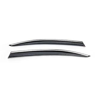 Rear LiftBack wind deflectors with chrome trim (2 pcs, Niken)