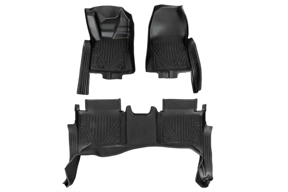 Ford Ranger 2022- Rubber Floor Mats Niken Luxury 3D (3 pcs) Image
