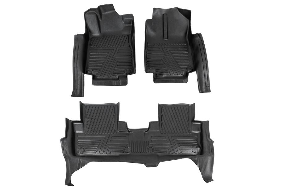 Honda CRV 2012-2016 Rubber Floor Mats Niken Luxury 3D (3 pcs) Image