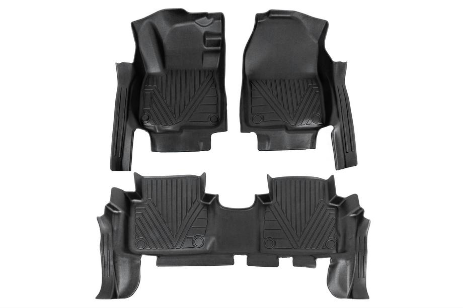 Honda CRV 2017-2022 Niken Luxury 3D Rubber Floor Mats (For ICE, Set of 3) Image