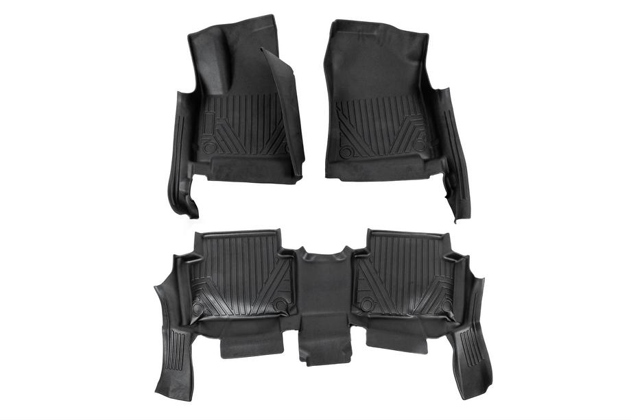 Hyundai Santa Fe 5 2023- Rubber Floor Mats Niken Luxury 3D (2 Rows) Photo 1