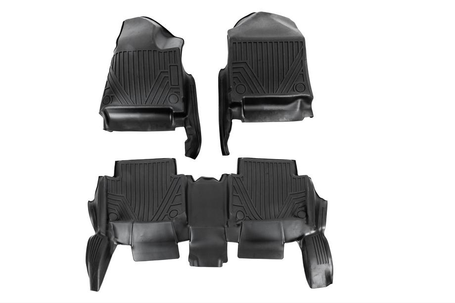 Hyundai Santa Fe 5 2023- Rubber Floor Mats Niken Luxury 3D (2 Rows) Photo 2