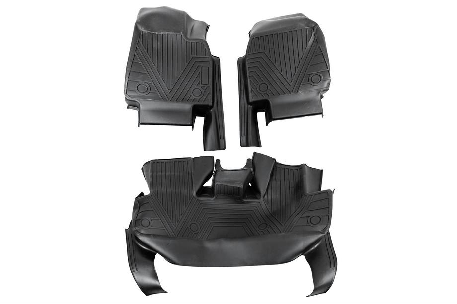 Tesla Model Y 2020- Rubber Floor Mats Niken Luxury 3D (3 pcs) Photo 2