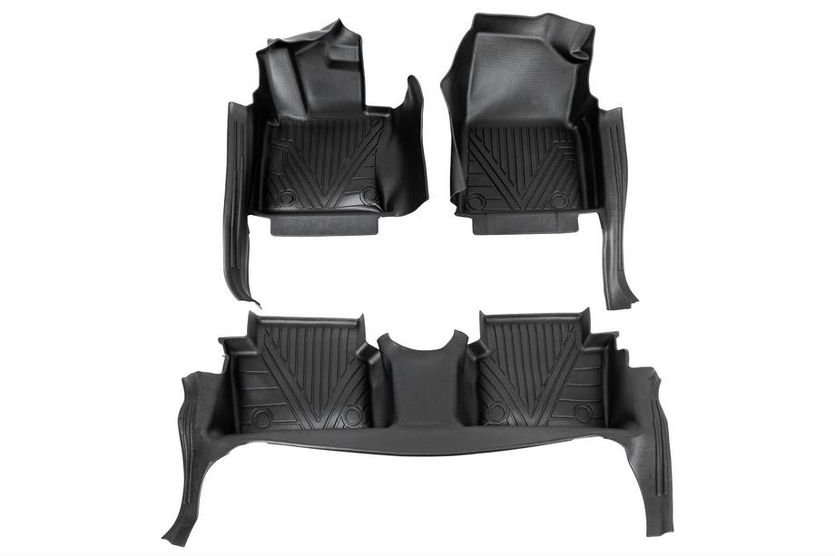Toyota Camry 2017–2023 Niken Luxury 3D Rubber Floor Mats (For ICE, Set of 3) Photo 1