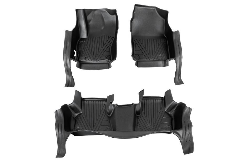 Toyota Corolla Cross 2020- Niken Luxury 3D Rubber Floor Mats (For ICE, Set of 3) Image
