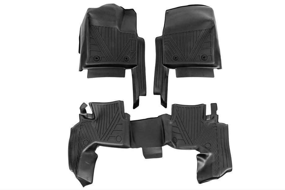 Lexus LX 500d/600 2022- Rubber Floor Mats Niken Luxury 3D (3 pcs) Photo 2