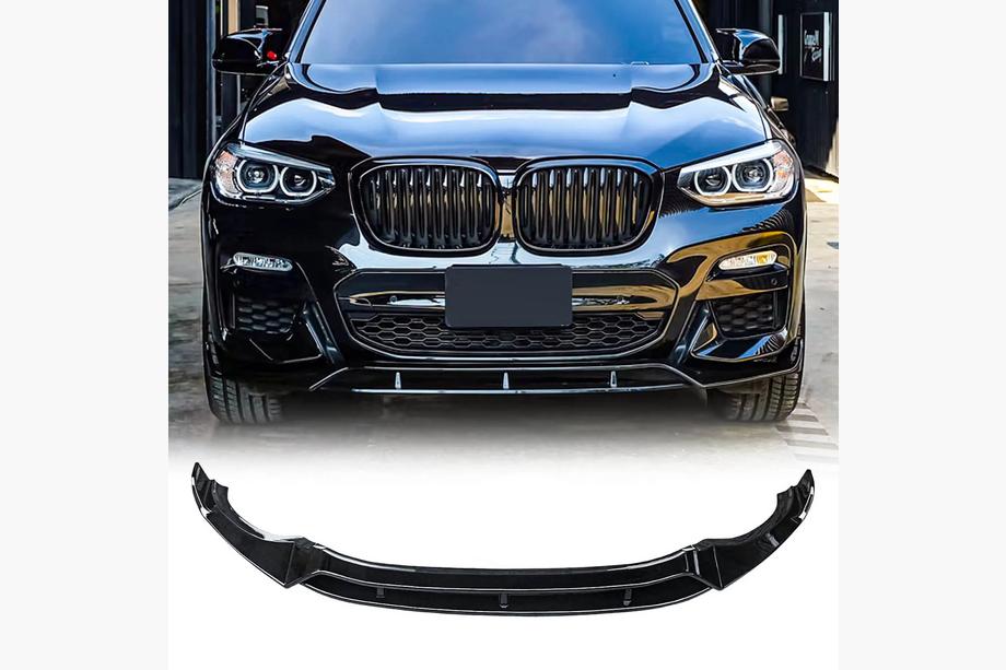 BMW X3 G01 2018- Front Lip Spoiler 3D (for M-Sport 2018-2022, Gloss Black) Photo 8