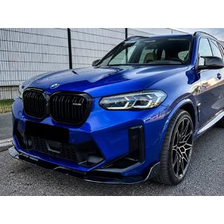 Front lip spoiler (for F98 2022-2024, gloss black) photo 1