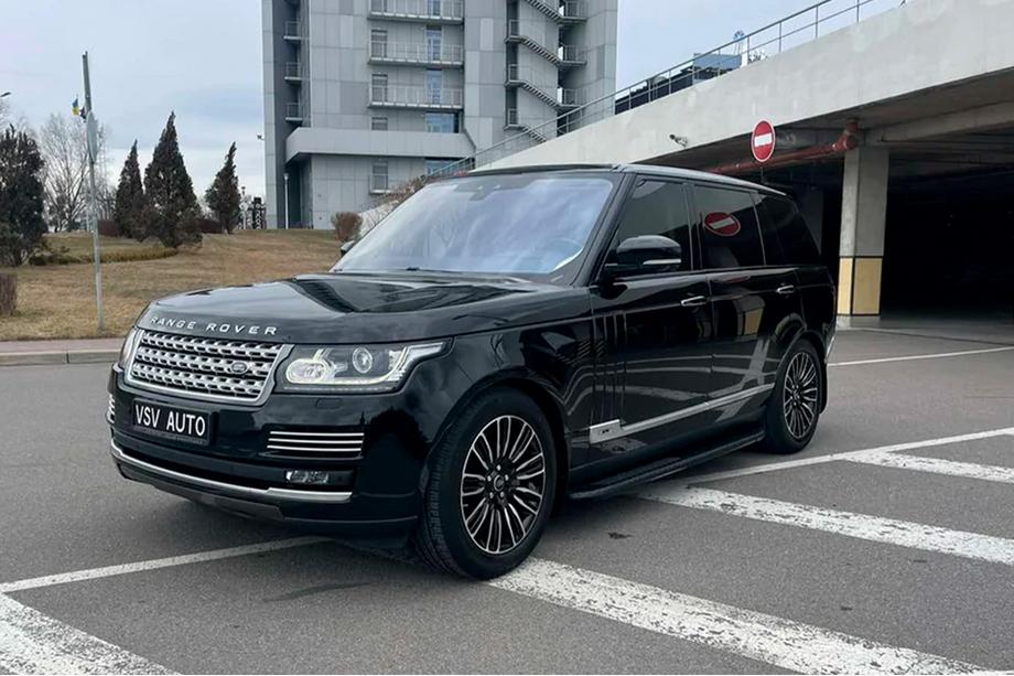 Range Rover IV L405 2013-2021 Side Steps Bosphorus Black (2 pcs, Aluminum) Image