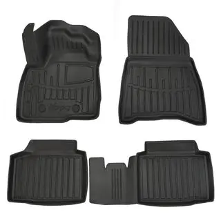 Rubber Floor Mats Stingray 3D (4WD, 4 pcs)