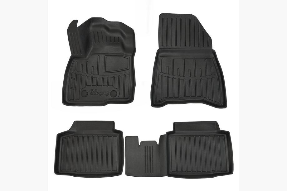 Dacia Bigster 2024– Rubber Floor Mats Stingray 3D (4WD, 4 pcs) Image